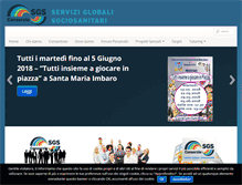 Tablet Screenshot of consorziosgs.eu